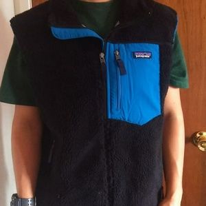 Patagonian Synch vest blue